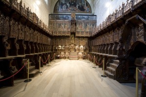 El coro fue realizada entre los años 1493 y 1495
